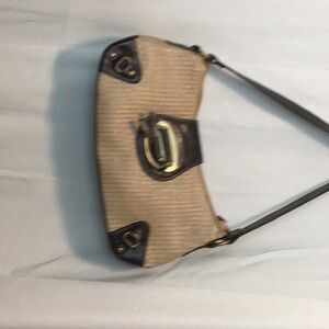 Elegant Tan and Black Women's Bag